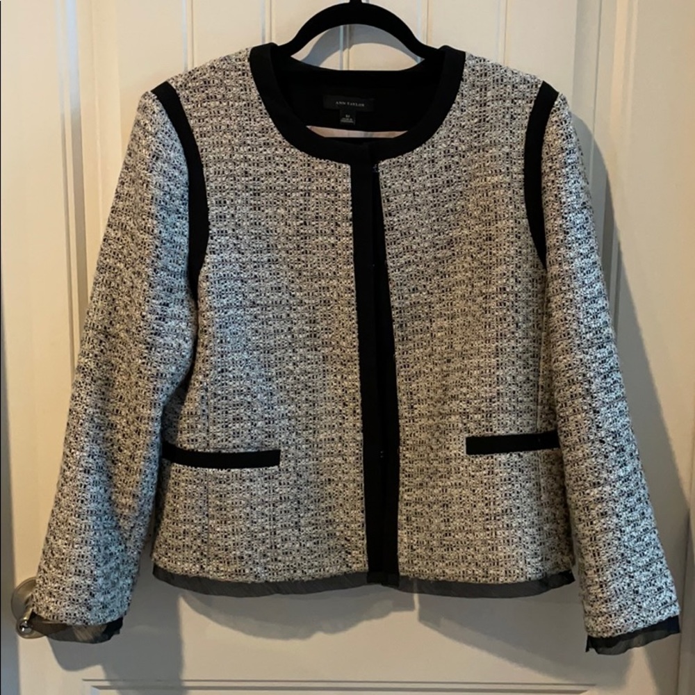 Ann Taylor tweed jacket